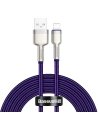 Kabel USB do Lightning Baseus Cafule, 2.4A, 2m (fioletowy)