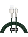 Kabel USB do Lightning Baseus Cafule, 2.4A, 1m (zielony)