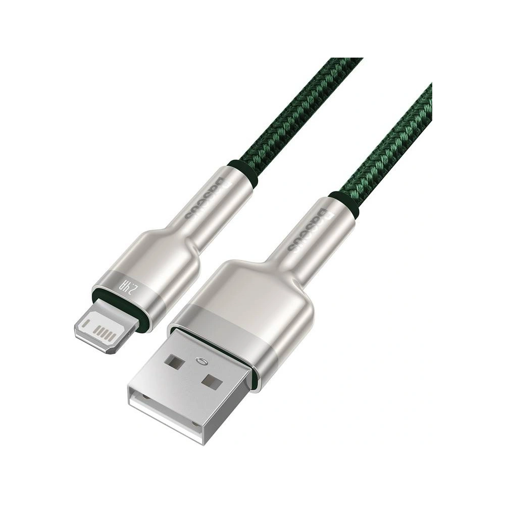 Hurtownia GSM - Kabel USB do Lightning Baseus Cafule, 2.4A, 1m (zelený) - BSU3055GRN - {ean13} - Hurt
