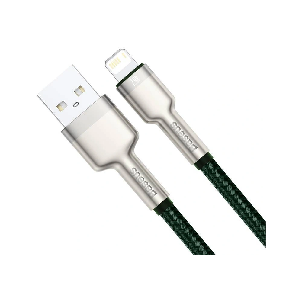 Hurtownia GSM - Kabel USB do Lightning Baseus Cafule, 2.4A, 1m (zelený) - BSU3055GRN - {ean13} - Hurt