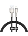 Kabel USB do Lightning Baseus Cafule, 2.4A, 0,25m (czarny)