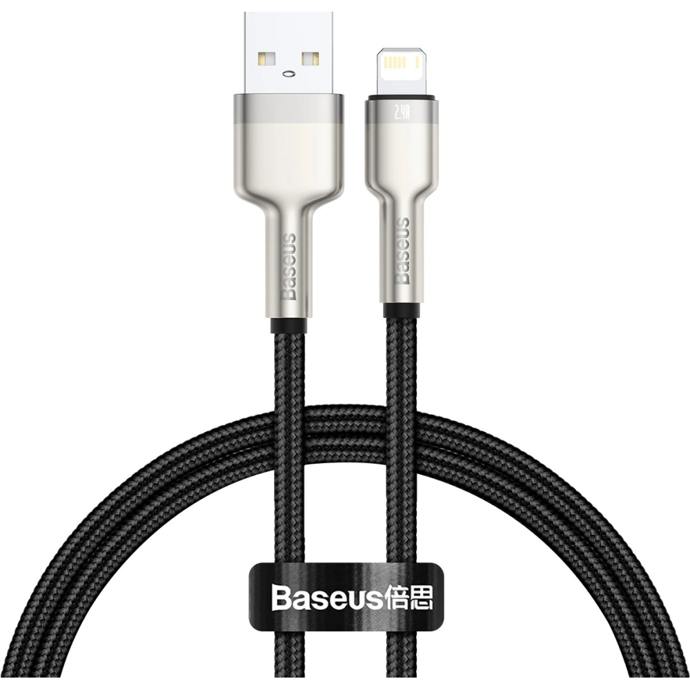 Hurtownia GSM - Kabel USB do Lightning Baseus Cafule, 2.4A, 0,25m (czarny) - BSU3056BLK - {ean13} - Hurt