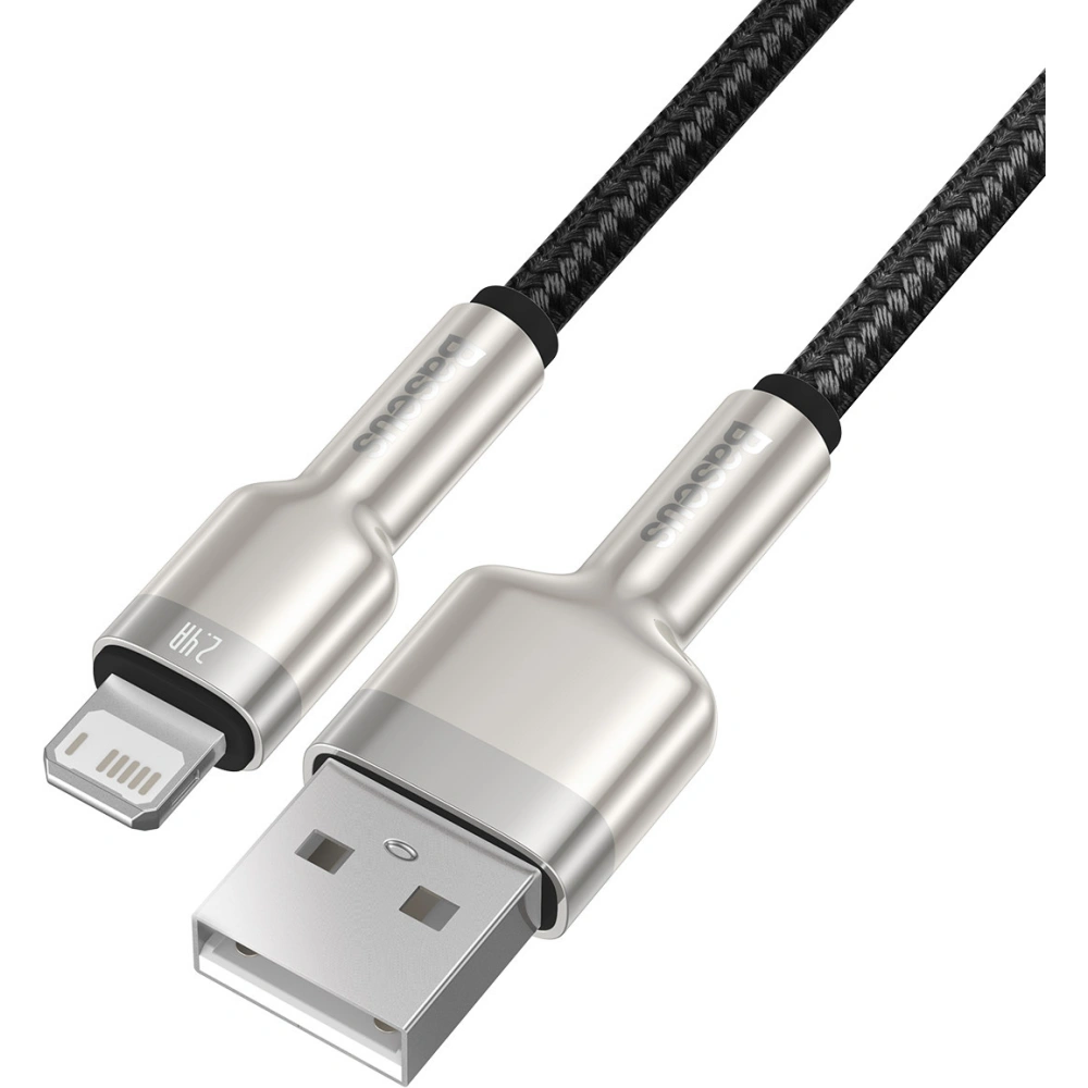 Hurtownia GSM - Kabel USB do Lightning Baseus Cafule, 2.4A, 0,25m (czarny) - BSU3056BLK - {ean13} - Hurt