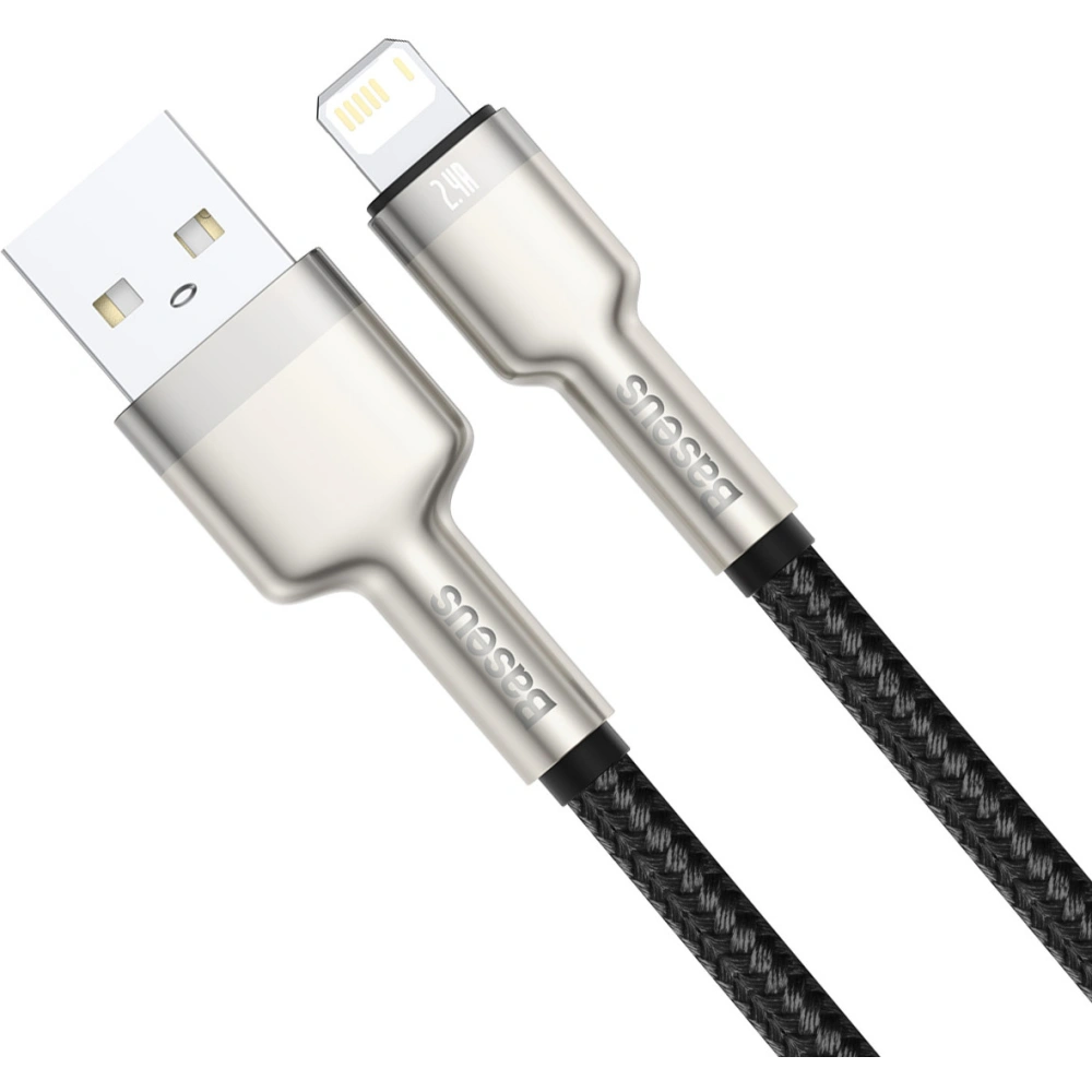 Hurtownia GSM - Kabel USB do Lightning Baseus Cafule, 2.4A, 0,25m (czarny) - BSU3056BLK - {ean13} - Hurt