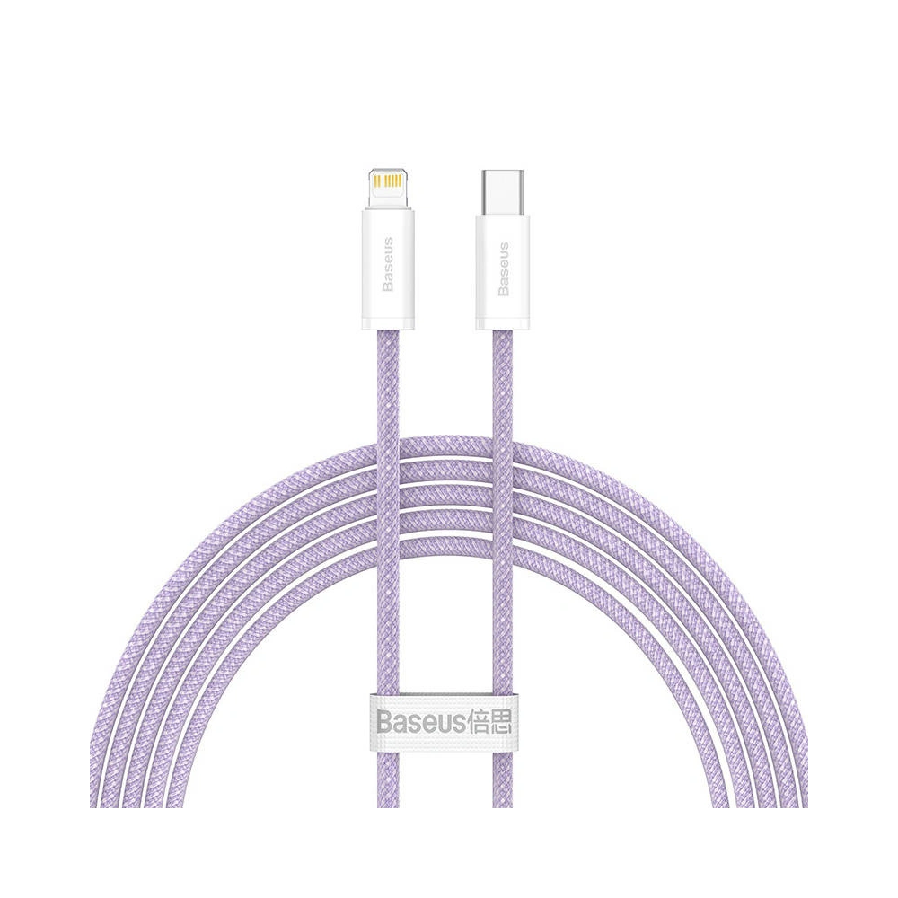 Hurtownia GSM - Kabel USB-C do Lightning Baseus Dynamic Series, 20W, 2m (fialový) - BSU3060PRP - {ean13} - Hurt