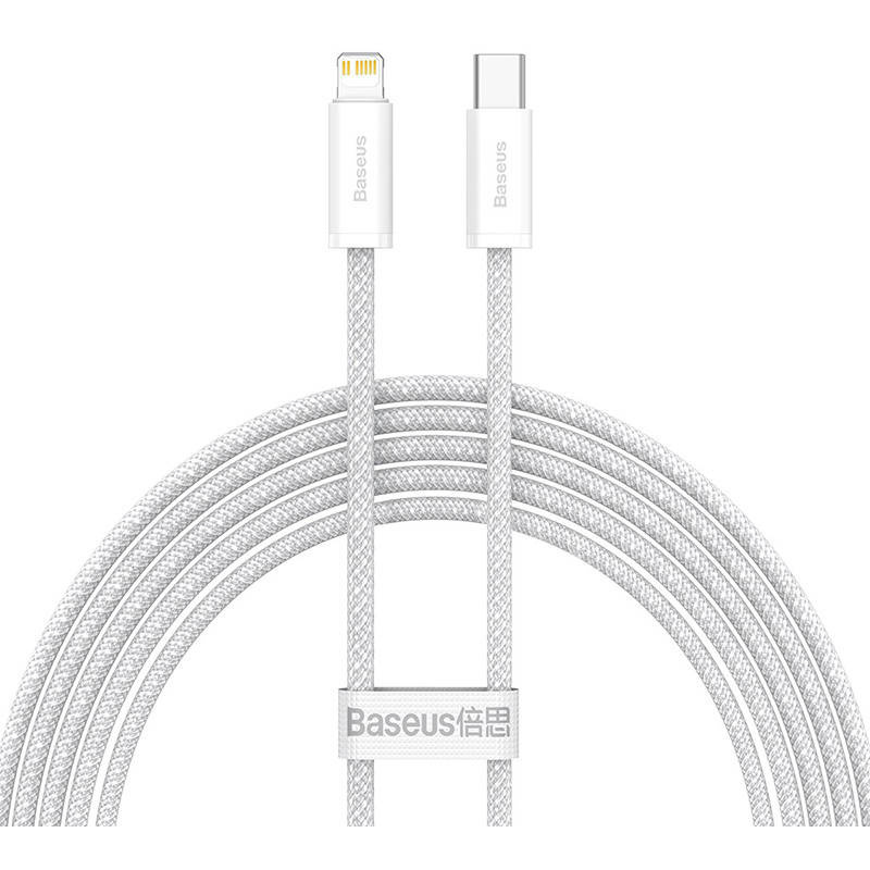 USB-C cable for Lightning Baseus Dynamic Series, 20W, 2m (white)