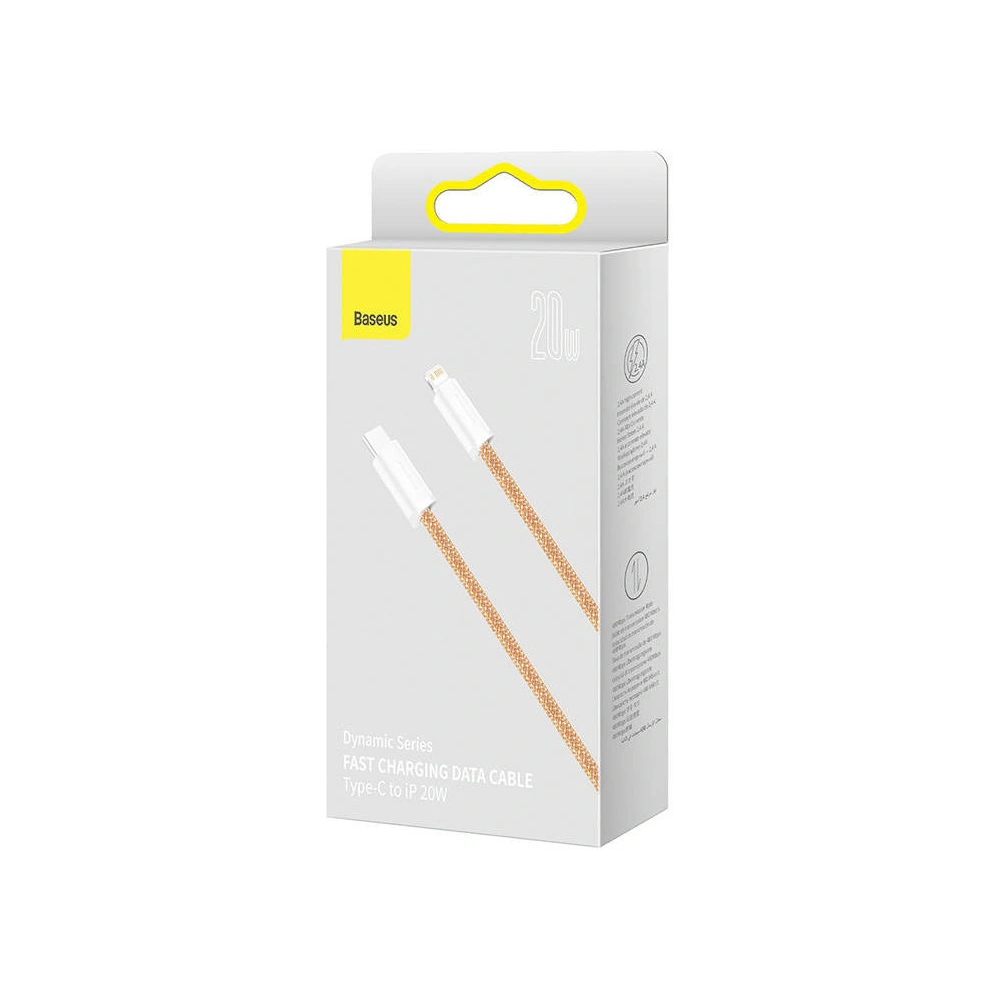 Hurtownia GSM - Kabel USB-C do Lightning Baseus Dynamic Series, 20W, 1m (pomarańczowy) - BSU3064ORG - {ean13} - Hurt