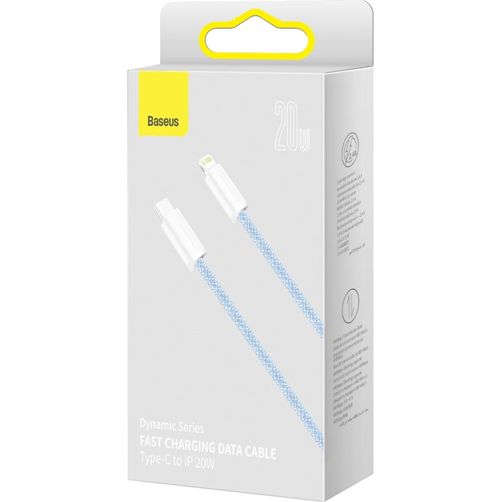 Hurtownia GSM - Kabel Baseus Dynamic Series USB-C/Lightning 20W 1m (modrý) - BSU3066BLU - {ean13} - Hurt