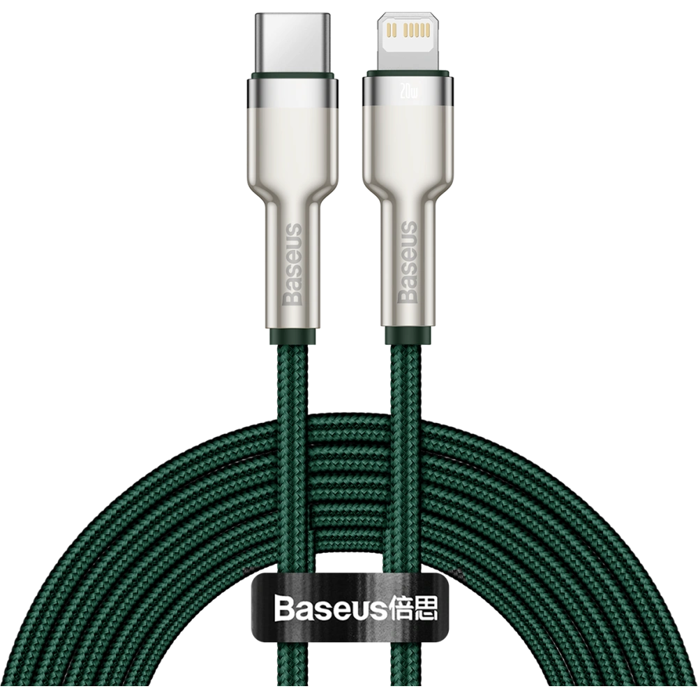 Hurtownia GSM - Kabel USB-C do Lightning Baseus 2m (zelený) - BSU3067GRN - {ean13} - Hurt