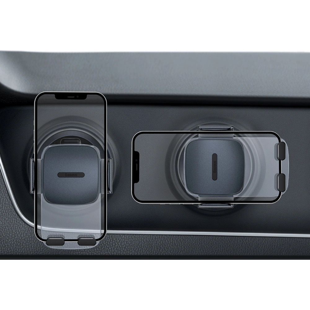 Wholesale Baseus Easy Control Clamp car mount round air vent (black) - BSU3069BLK - {ean13} - Hurt