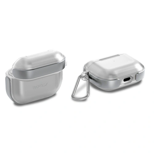 Etui X-Doria Raptic Air Apple AirPods 3 z karabińczykiem (Silver)