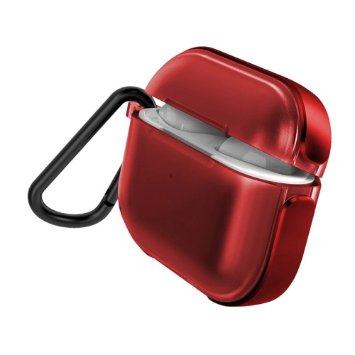 Etui X-Doria Raptic Air Apple AirPods 3 z karabińczykiem (Red)