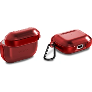 Wholesale Raptic Air Case Apple AirPods 3 with Soft Rubber Texture and Removable Carabiner - Silver - XDR158RED - {ean13} - Hurt