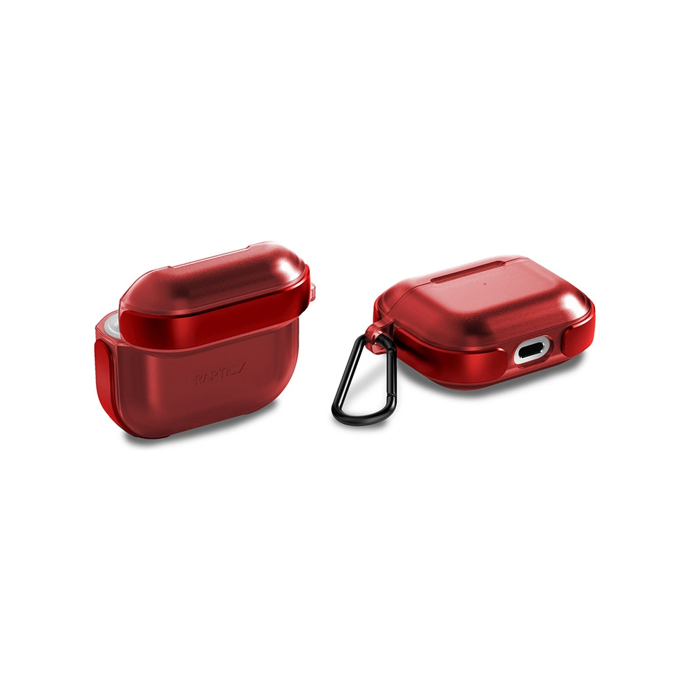Hurtownia GSM - Etui X-Doria Raptic Air Apple AirPods 3 s karabinovým hákem (Červená) - XDR158RED - {ean13} - Hurt