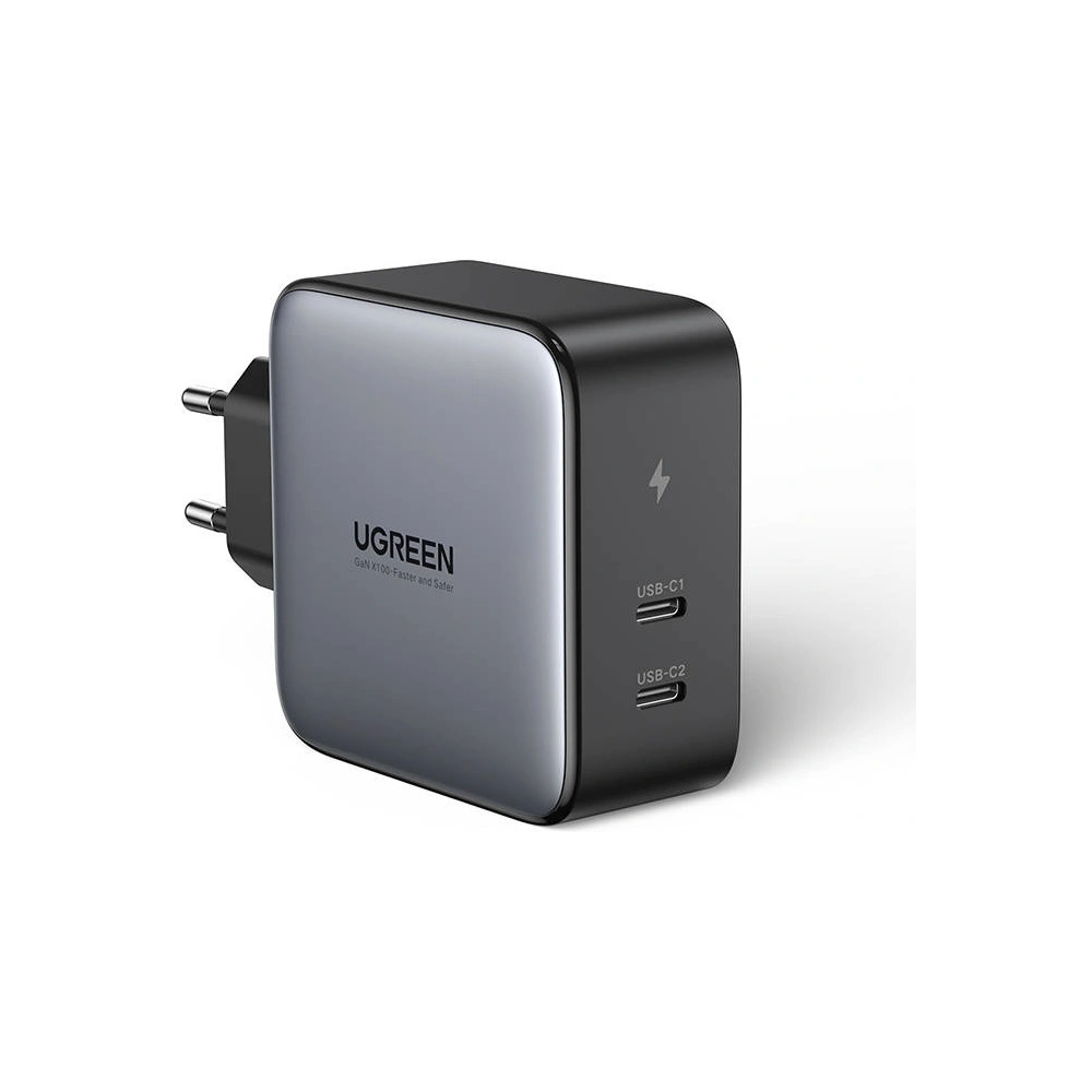Hurtownia GSM - Síťová nabíječka UGREEN CD254, 2x USB-C, 100W, PD (černá) - UGR1181BLK - {ean13} - Hurt
