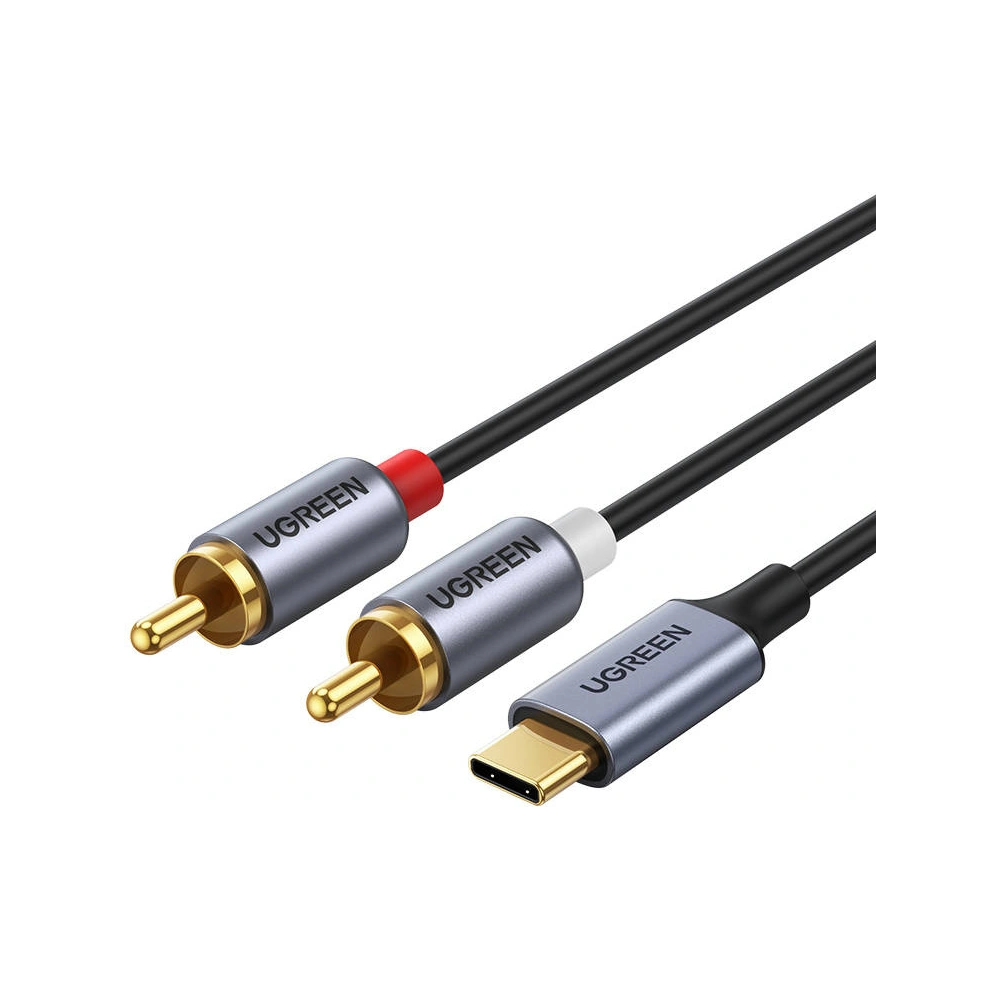 Hurtownia GSM - UGREEN CM451 Kabel USB-C na 2x RCA (Cinch) 1.5m (černý) - UGR1184BLK - {ean13} - Hurt