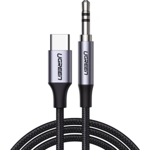 Hurtownia GSM - Kabel USB-C UGREEN CM450 do mini jack 3.5mm AUX, 1m (czarny) - UGR1190BLK - {ean13} - Hurt
