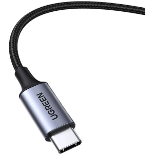 Hurtownia GSM - Kabel USB-C UGREEN CM450 do mini jack 3.5mm AUX, 1m (czarny) - UGR1190BLK - {ean13} - Hurt