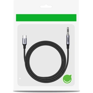 Hurtownia GSM - Kabel USB-C UGREEN CM450 do mini jack 3.5mm AUX, 1m (czarny) - UGR1190BLK - {ean13} - Hurt
