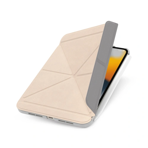 Etui Moshi VersaCover Apple iPad mini 2021 (6. generacji) / iPad mini 8.3" 2024 (7. generacji) z ładowaniem Apple Pencil (Savanna Beige)