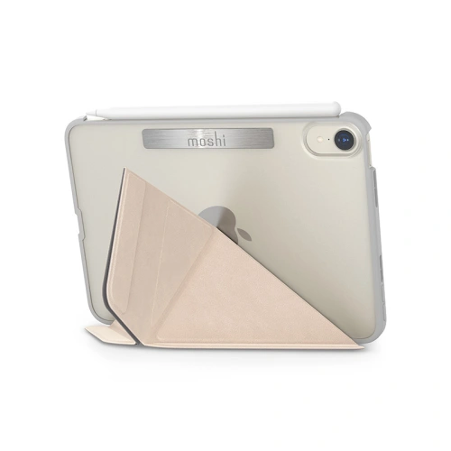 Etui Moshi VersaCover Apple iPad mini 2021 (6. generacji) / iPad mini 8.3" 2024 (7. generacji) z ładowaniem Apple Pencil (Savanna Beige)