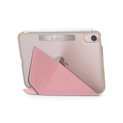 Etui Moshi VersaCover Apple iPad mini 2021 (6. generacji) / iPad mini 8.3" 2024 (7. generacji) z ładowaniem Apple Pencil (Sakura Pink)