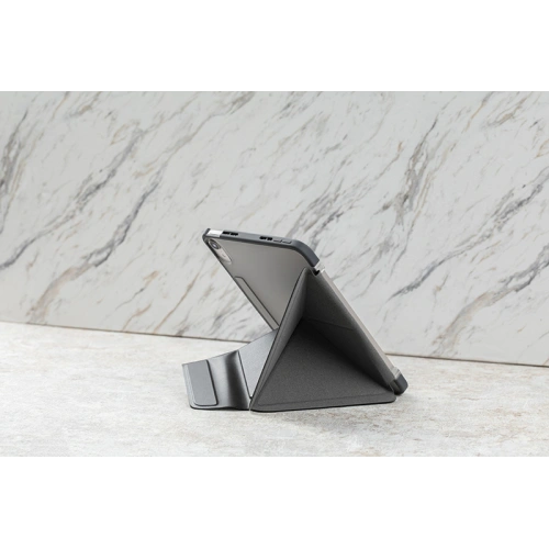 Etui Moshi VersaCover Apple iPad mini 2021 (6. generacji) / iPad mini 8.3" 2024 (7. generacji) z ładowaniem Apple Pencil (Charcoal Black)