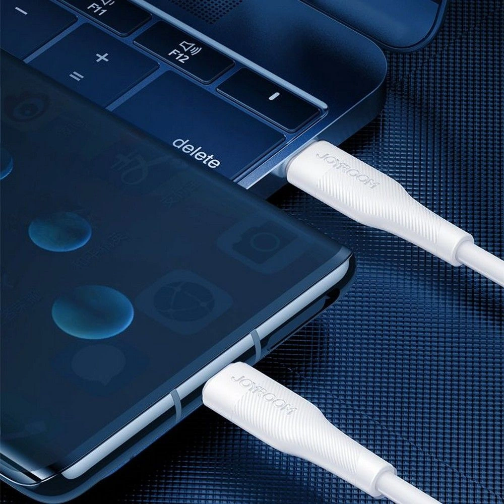 Hurtownia GSM - Kabel Joyroom S-1230M3 USB-C - USB-C PD 60W 120cm Bílý - JYR070WHT - {ean13} - Hurt