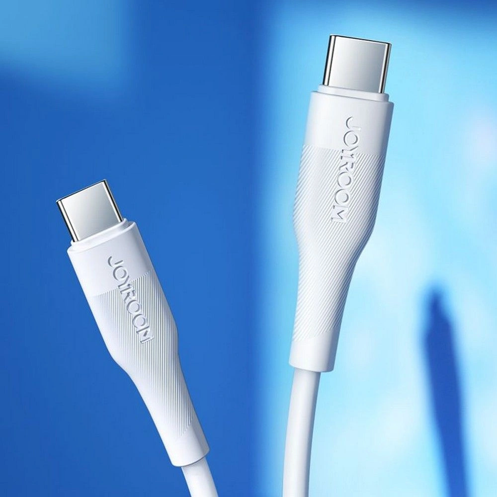 Hurtownia GSM - Kabel Joyroom S-1230M3 USB-C - USB-C PD 60W 120cm Bílý - JYR070WHT - {ean13} - Hurt