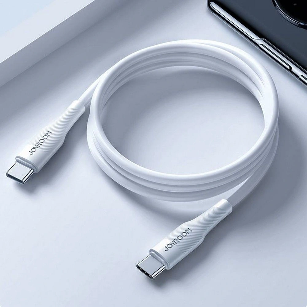 Hurtownia GSM - Kabel Joyroom S-1230M3 USB-C - USB-C PD 60W 120cm Bílý - JYR070WHT - {ean13} - Hurt