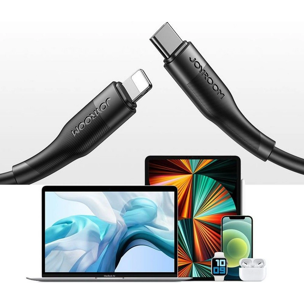 Hurtownia GSM - Kabel Joyroom S-1224M3 USB-C - Lightning PD 20W 120cm Černý - JYR071BLK - {ean13} - Hurt