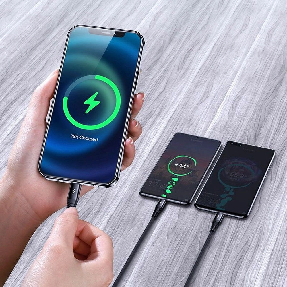 Hurtownia GSM - Kabel Joyroom S-1230G4 3in1 USB-C - Lightning - microUSB 120cm černý - JYR076BLK - {ean13} - Hurt