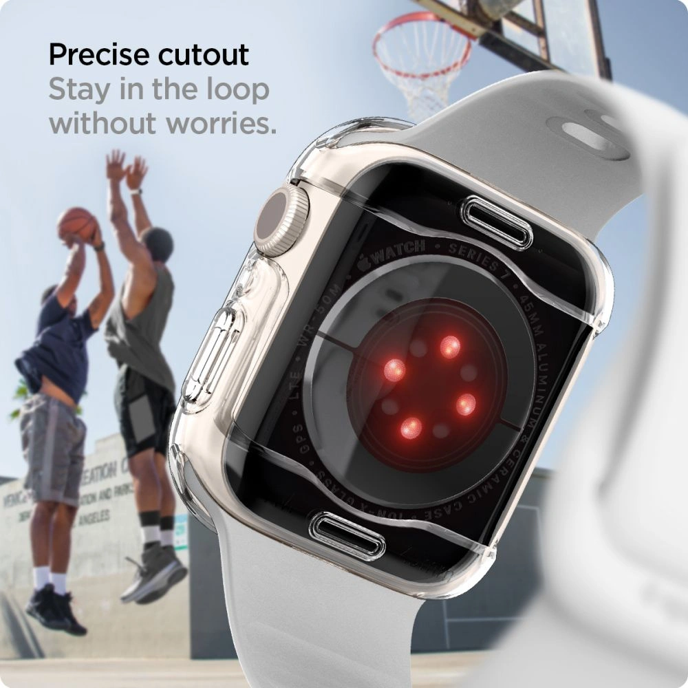 Hurtownia GSM - Etui Spigen Ultra Hybrid Apple Watch 4/5/6/7/8/9/SE 44/45mm Crystal Clear - SPN2076CL - {ean13} - Hurt