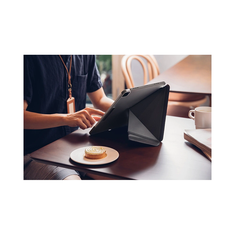 Hurtownia GSM - Etui Moshi VersaCover Apple iPad Pro 12.9 2021 (5. generace) s nabíjením Apple Pencil (Charcoal Black) - MOSH216CHABLK - {ean13} - Hurt