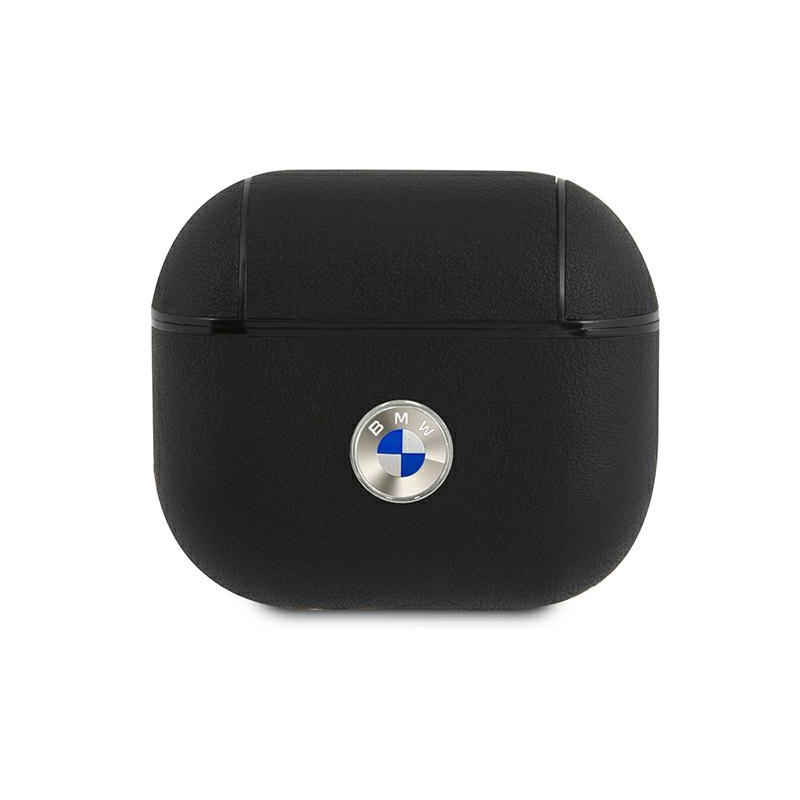 Hurtownia BMW - 3666339009427 - BMW264BLK - Etui BMW BMA3SSLBK Apple AirPods 3 cover czarny/black Geniune Leather Silver Logo - B2B homescreen