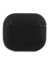 Hurtownia GSM - Etui BMW BMA3SSLBK Apple AirPods 3 kryt černý/black pravá kůže stříbrné logo - BMW264BLK - {ean13} - Hurt