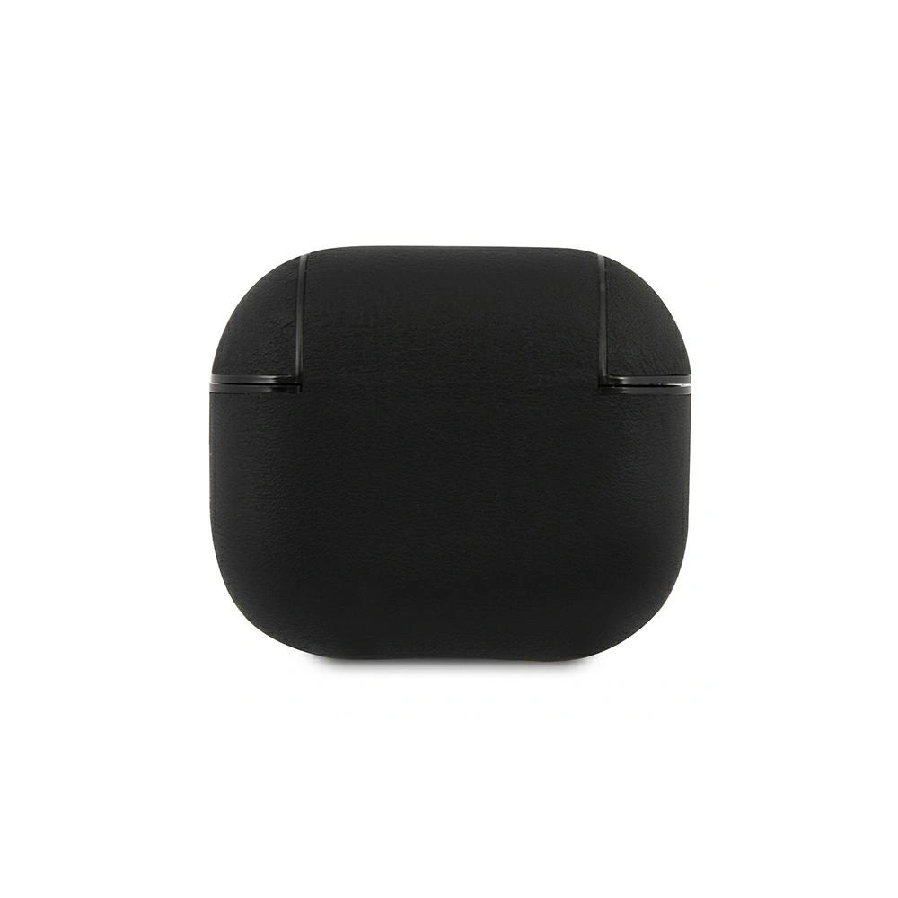 Hurtownia GSM - Etui BMW BMA3SSLBK Apple AirPods 3 kryt černý/black pravá kůže stříbrné logo - BMW264BLK - {ean13} - Hurt