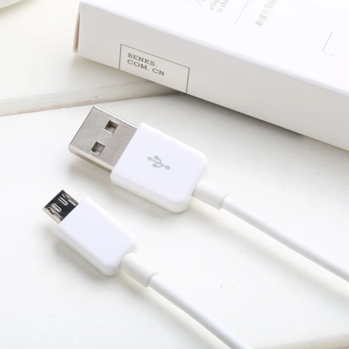 Kabel Benks USB-A - microUSB 1m White