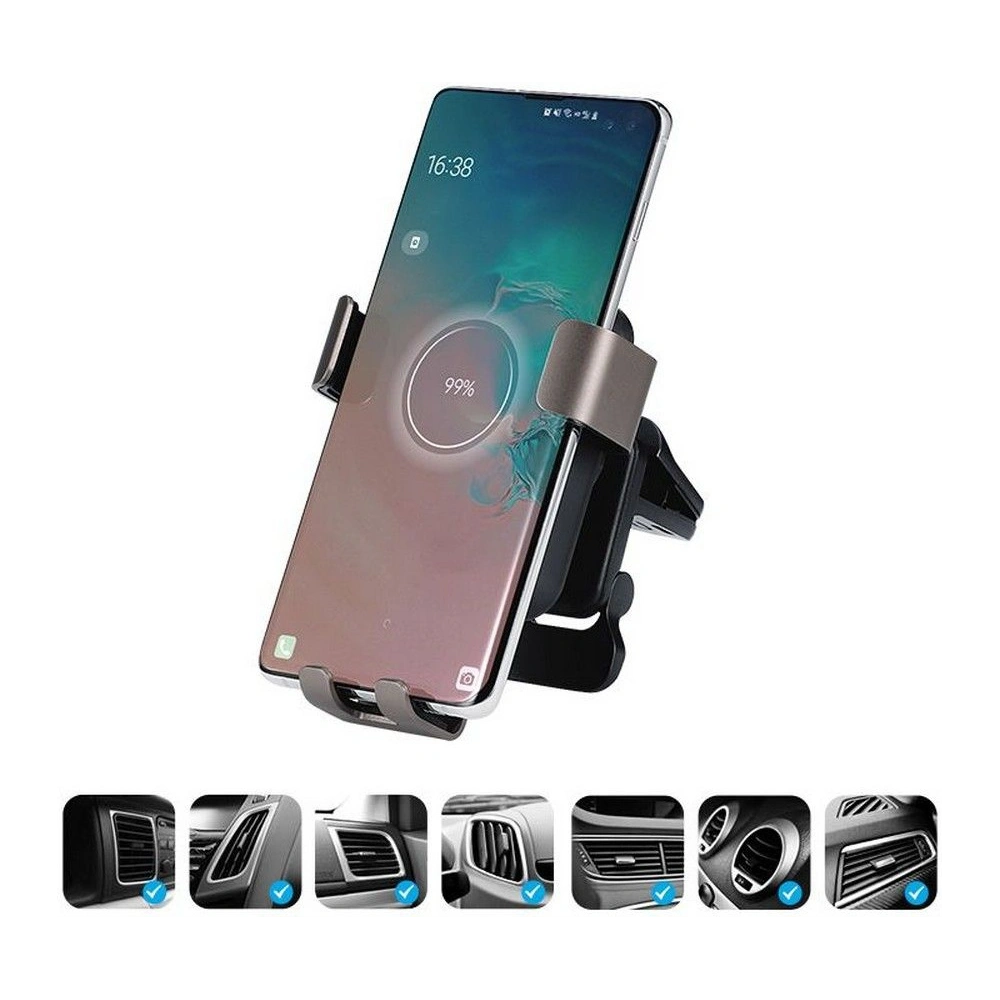 Hurtownia GSM - Uchytník do auta s indukční nabíječkou Joyroom JR-ZS220 Vent Car Mount Wireless Charger 15W Černý - JYR077BLK - {ean13} - Hurt