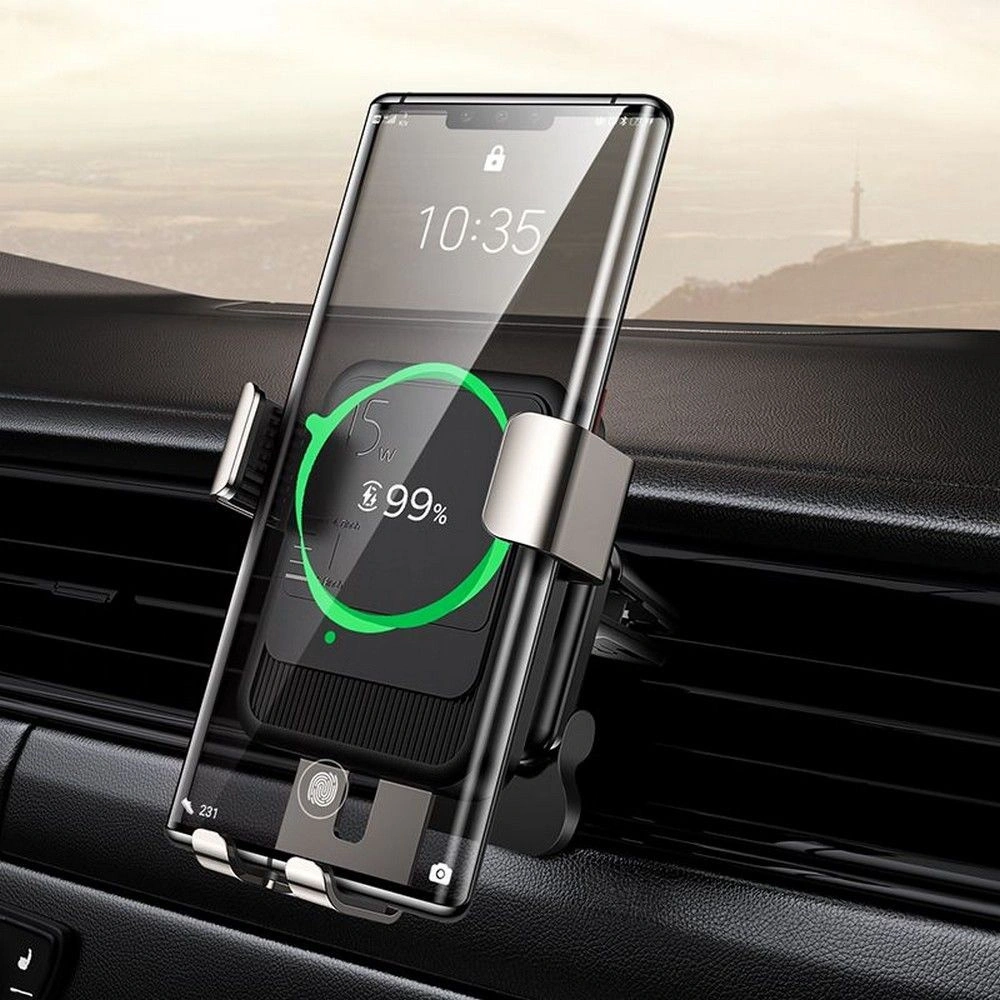 Hurtownia GSM - Uchytník do auta s indukční nabíječkou Joyroom JR-ZS220 Vent Car Mount Wireless Charger 15W Černý - JYR077BLK - {ean13} - Hurt