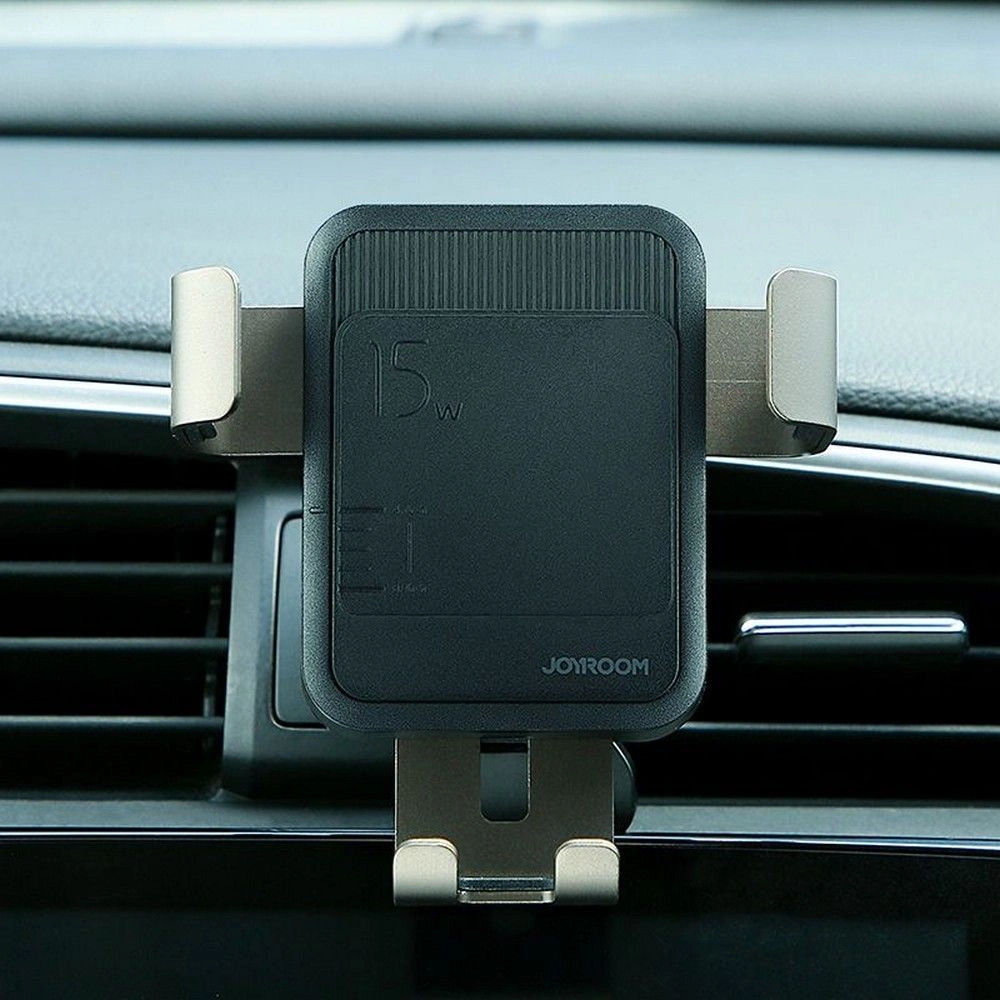 Hurtownia GSM - Uchytník do auta s indukční nabíječkou Joyroom JR-ZS220 Vent Car Mount Wireless Charger 15W Černý - JYR077BLK - {ean13} - Hurt