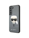 Hurtownia GSM - Etui Karl Lagerfeld KLHCS22SSAKHSL Samsung Galaxy S22 stříbrný/silver hardcase Saffiano Ikonik Karlova hlava - KLD788SLV - {ean13} - Hurt
