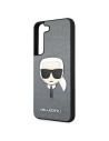 Hurtownia GSM - Etui Karl Lagerfeld KLHCS22SSAKHSL Samsung Galaxy S22 stříbrný/silver hardcase Saffiano Ikonik Karlova hlava - KLD788SLV - {ean13} - Hurt