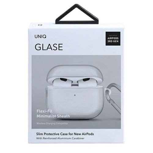 Etui UNIQ Glase Apple AirPods 3 clear