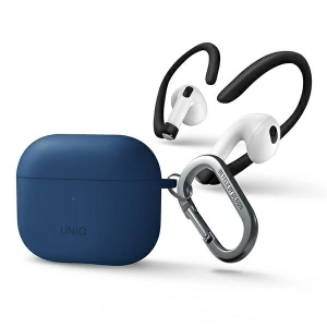 Hurtownia GSM - Etui UNIQ Nexo Apple AirPods 3 + Ear Hooks Silicone niebieski/blue - UNIQ568BLU - {ean13} - Hurt