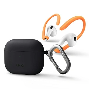 Etui UNIQ Nexo Apple AirPods 3 + Ear Hooks Silicone szary/grey