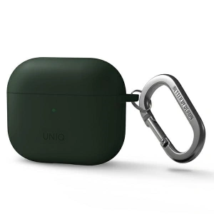 Etui UNIQ Nexo Apple AirPods 3 + Ear Hooks Silicone zielony/green