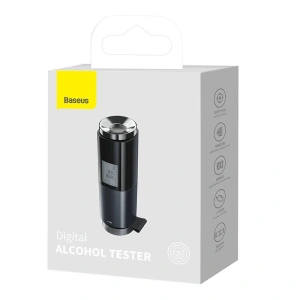 Hurtownia GSM - Baseus elektroniczny alkomat bezustnikowy LCD (Czarny) - BSU3076BLK - {ean13} - Hurt