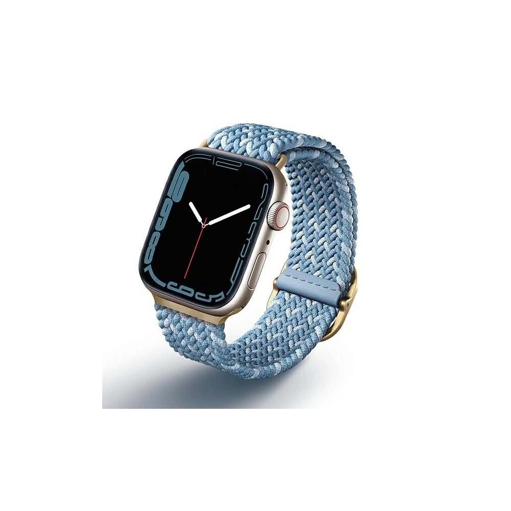Wholesale UNIQ Aspen strap Apple Watch 4/5/6/7/SE/8/9/10 40/41/42mm Braided DE modry/cerulean blue - UNIQ575BLU - {ean13} - Hurt