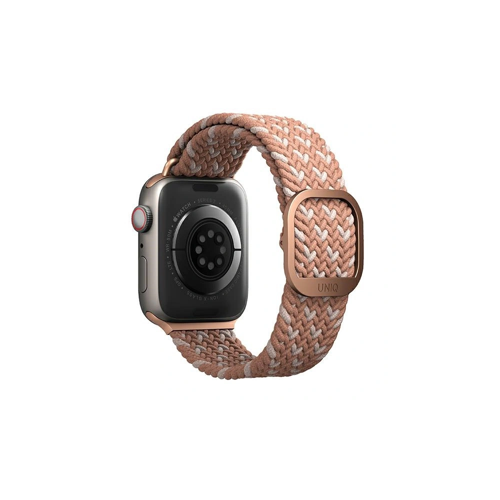 Wholesale UNIQ Aspen strap Apple Watch 4/5/6/7/SE/8/9/10 40/41/42mm Braided DE pink/citrus pink - UNIQ576CITPNK - {ean13} - Hurt